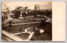 Street View Town Square Pensacola Florida FL 1909 Real Photo RPPC