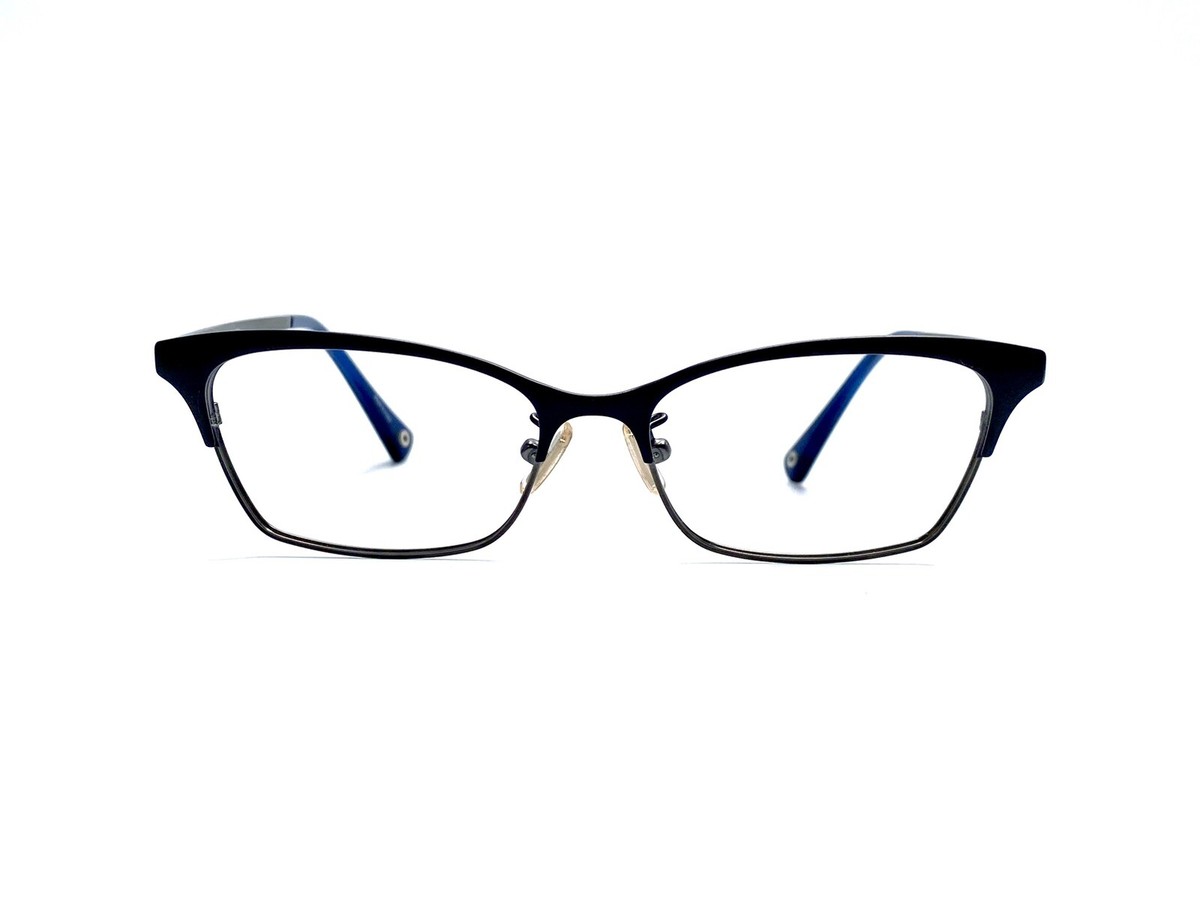 New Coach Black Gray Gun Metal Cat Eye Glasses HC5041 Terri 