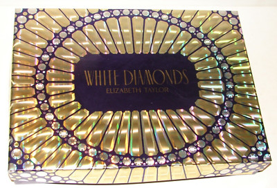 Elizabeth Taylor WHITE DIAMONDS GIFT SET Cologne Perfume Body Wash Cream NEW BOX
