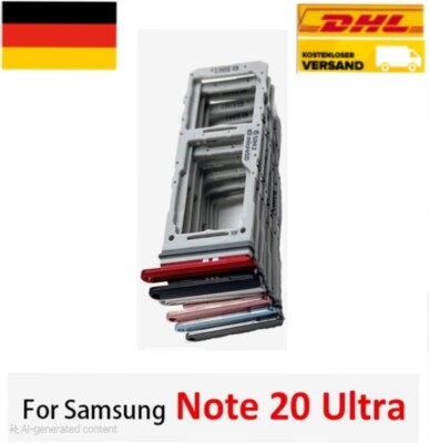 Samsung Galaxy Note 20 Ultra SIM Holder Dual Sim + Micro SD Cards Sim Tray