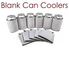 White Can Cooler Huggie Koozie Blank 400 Wedding Screenprint Sublimation Party