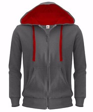  New Plain Mens Hoodie Fleece Pullover & Zip Jacket Sweatshirt Hooded Top XS-3XL