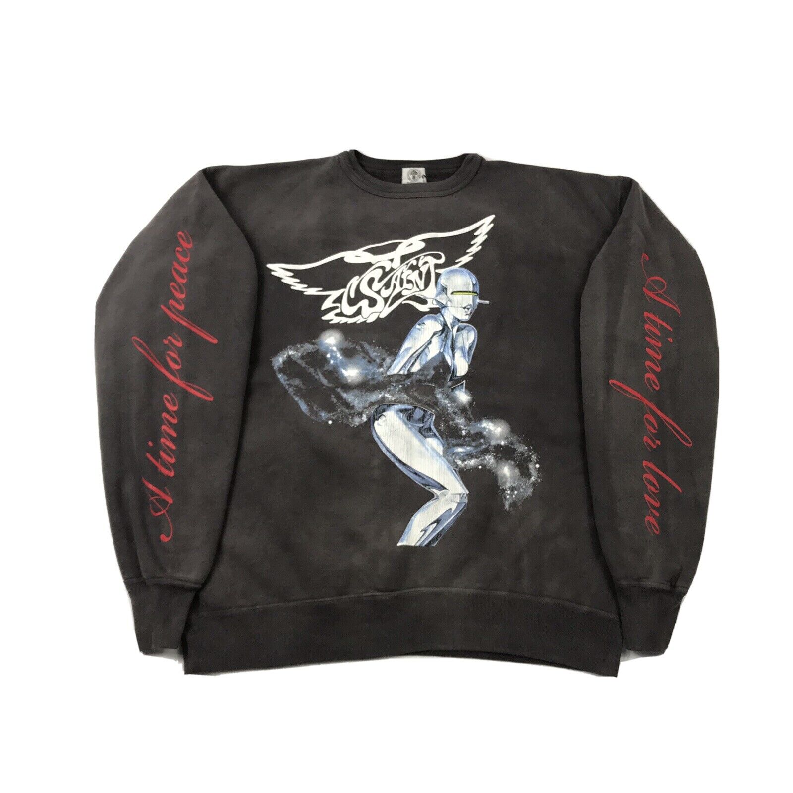 saint michael × sorayama sweat shirt