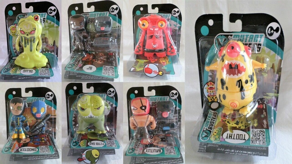 Mutant Busters Series 2 Full Set of 8 Action Figures Bundle for