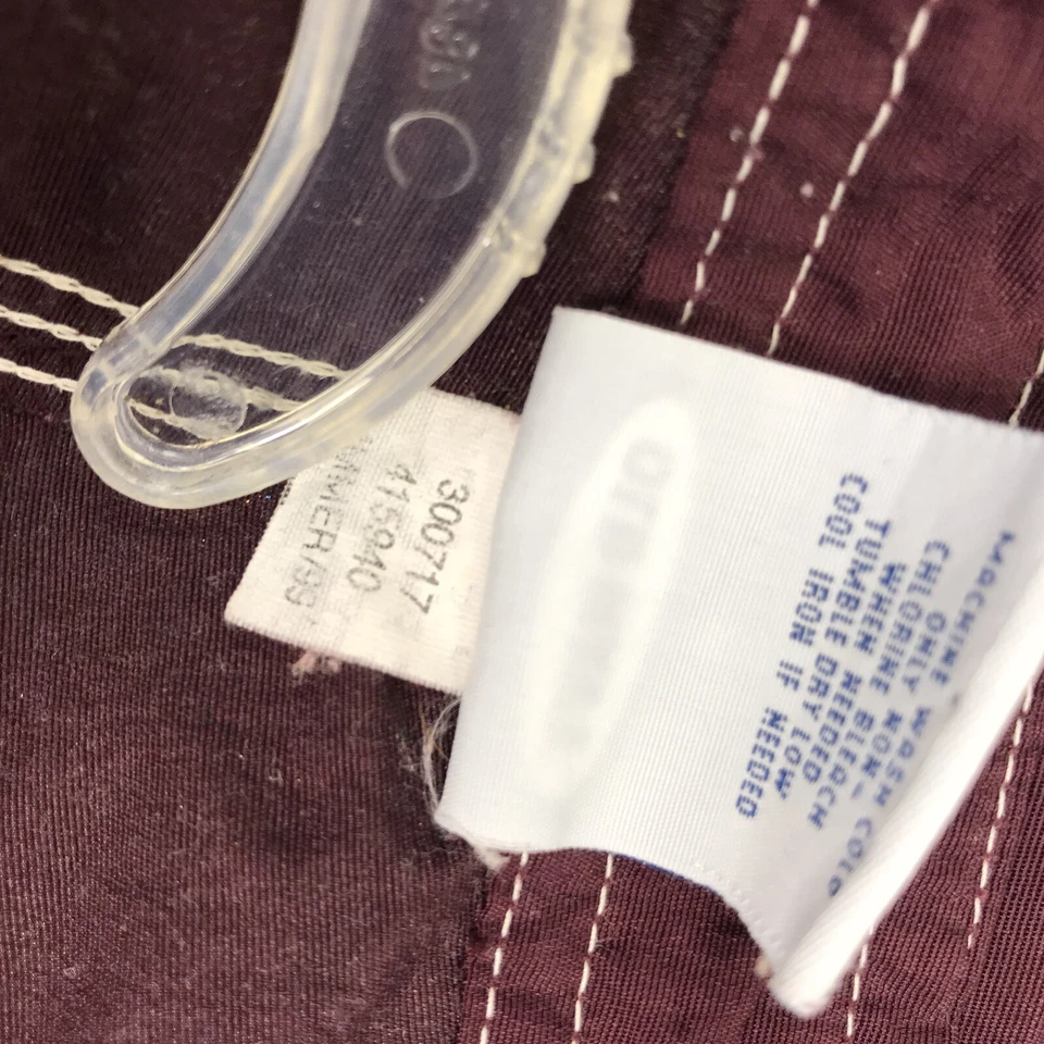 Pantalones Cortos De Colección Años 90 Nylon Talla 14 Antiguo Azul Marino Rayas Lados Carga Informal Surfer 1999 Foto 4 de 4