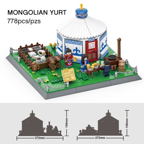 Wange Bloque de Construcción Juguetes Arquitectura Mundial Ladrillos Modelo para Adultos o Niños - Imagen 136 de 872