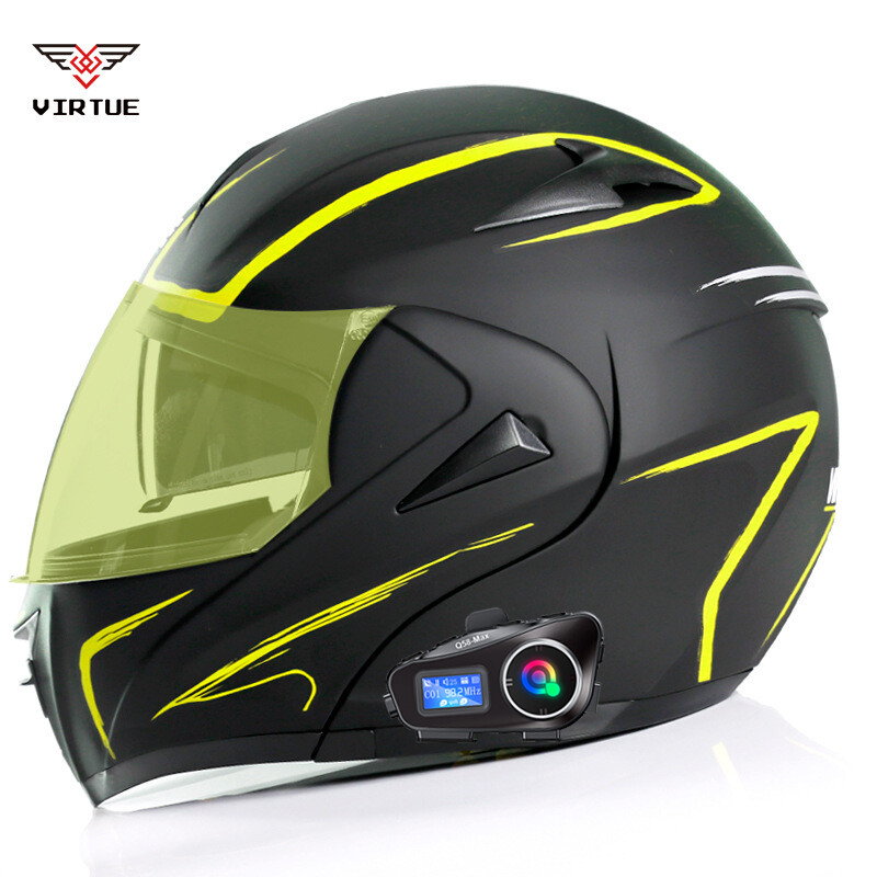 full face tactical motorcycle helmet Modular Flip up Helmets for Men Women, DOT Approved, Black, S Weight approximately 3.40–3.64 lbs Size:Standard (24