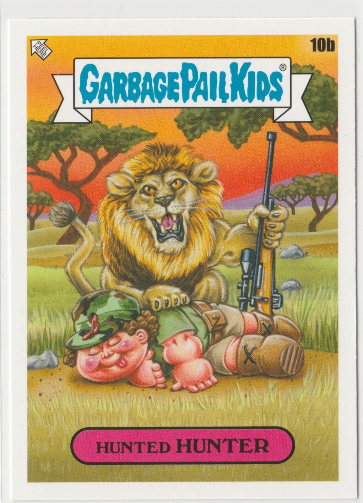 Hunted Hunter #10b Garbage Pail Kids GPK 2021 Vacation Series Card