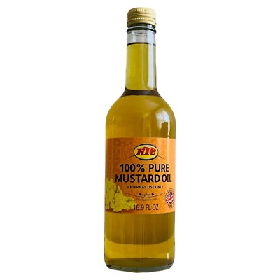 500ml  KTC Reines Senföl für Ayurwera Massage Anwendungen