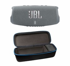 JBL Charge 5 Gray Bluetooth Speaker  divvi Hardshell Case Kit