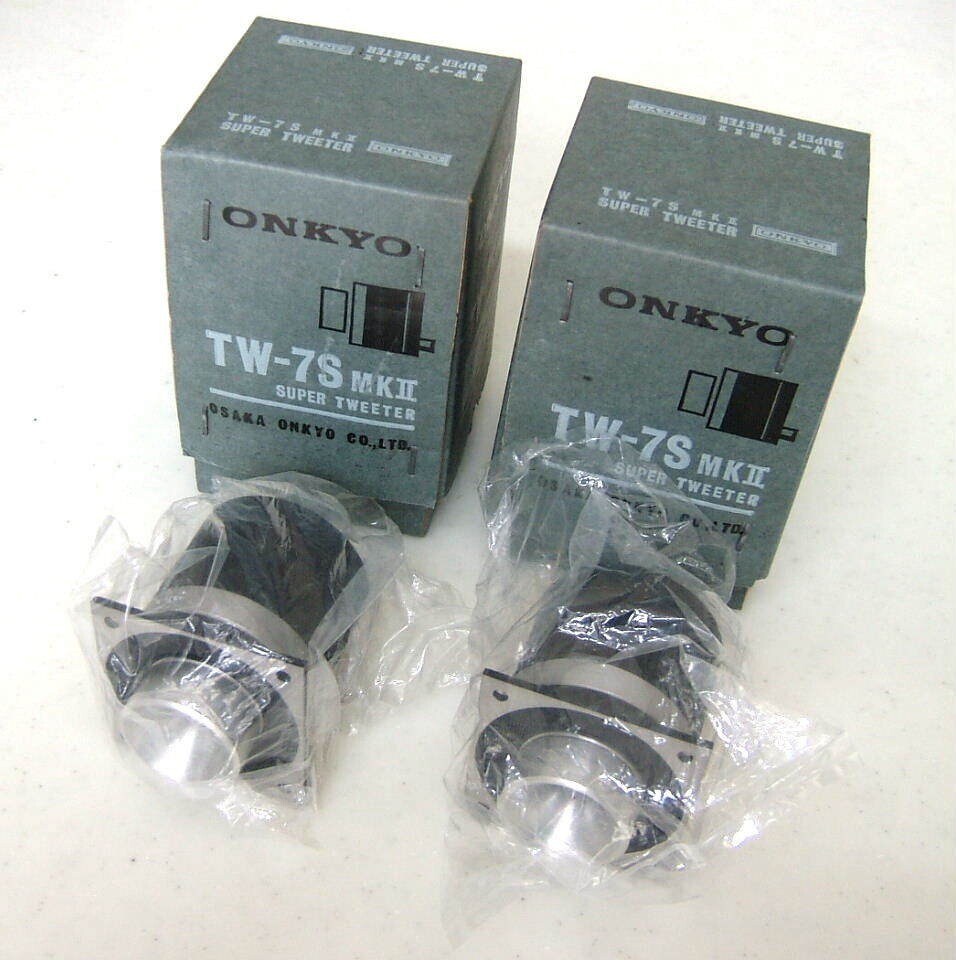 ONKYO TW-7S MKII Horn Type Super Tweeter Unit x2 8Ω Scepter ONKYO TW-7S MKII Horn Type Super Tweeter Unit x2 8Ω Scepter
