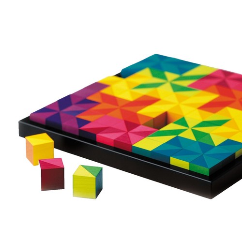 Cubi Di Conteggio In Legno Per Imparare La Matematica – Confezione 10 Pezzi, 5 Colori Diversi