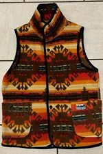 Sunny Sports Navajo Print Fleece Vest Men’s Small Made in USA RARE Ships ASAP!