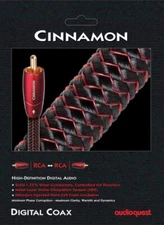 AudioQuest Cinnamon Digital Coax Cable - 0.75 Meter - New - Authorized Dealer