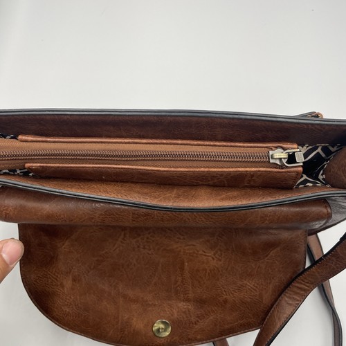 Antik Kraft Women's Anthropologie Handbag Satchel Crossbody Brown Tassel - Picture 13 of 13