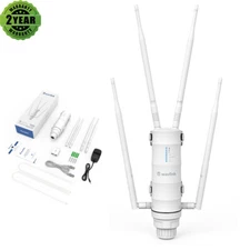 1200Mbps Outdoor WiFi Extender Router Dual Band Repeater Long Range Access Point