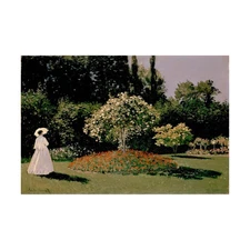 Claude Monet - Women in the garden Hand-painted Oil Painting Wall Art