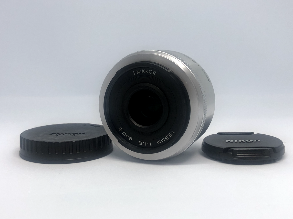 Near Mint】Nikon 1 NIKKOR 18.5mm f/1.8 lens CX format Silver japan