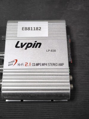 Lepai LP-838 Hi-Fi 2.1 Stereo Verstärker 20W Schwarz Gebraucht Bass Boost