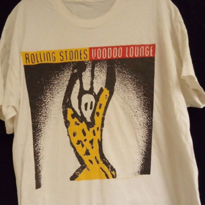 Vintage 1995 The Rolling Stones Voodoo Lounge European Tour T-Shirt