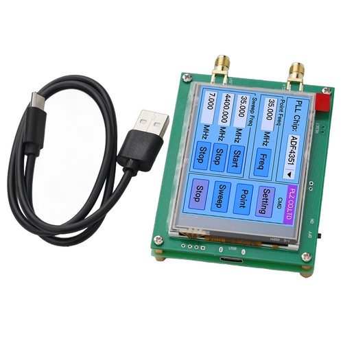 Touch Screen ADF4351 35M-4.4G RF Signal Generator PLL Sweep Frequency Generator - Picture 18 of 24