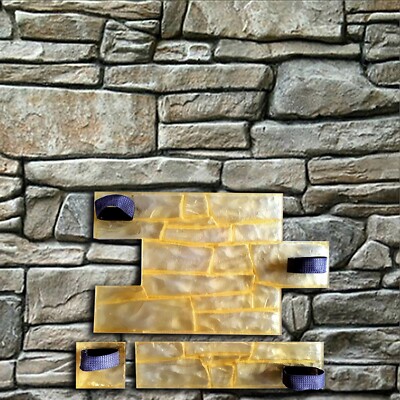 Set of Polyurethane Mat Stamps GRANITE CHIP | Concrete Cement Stamping Texture