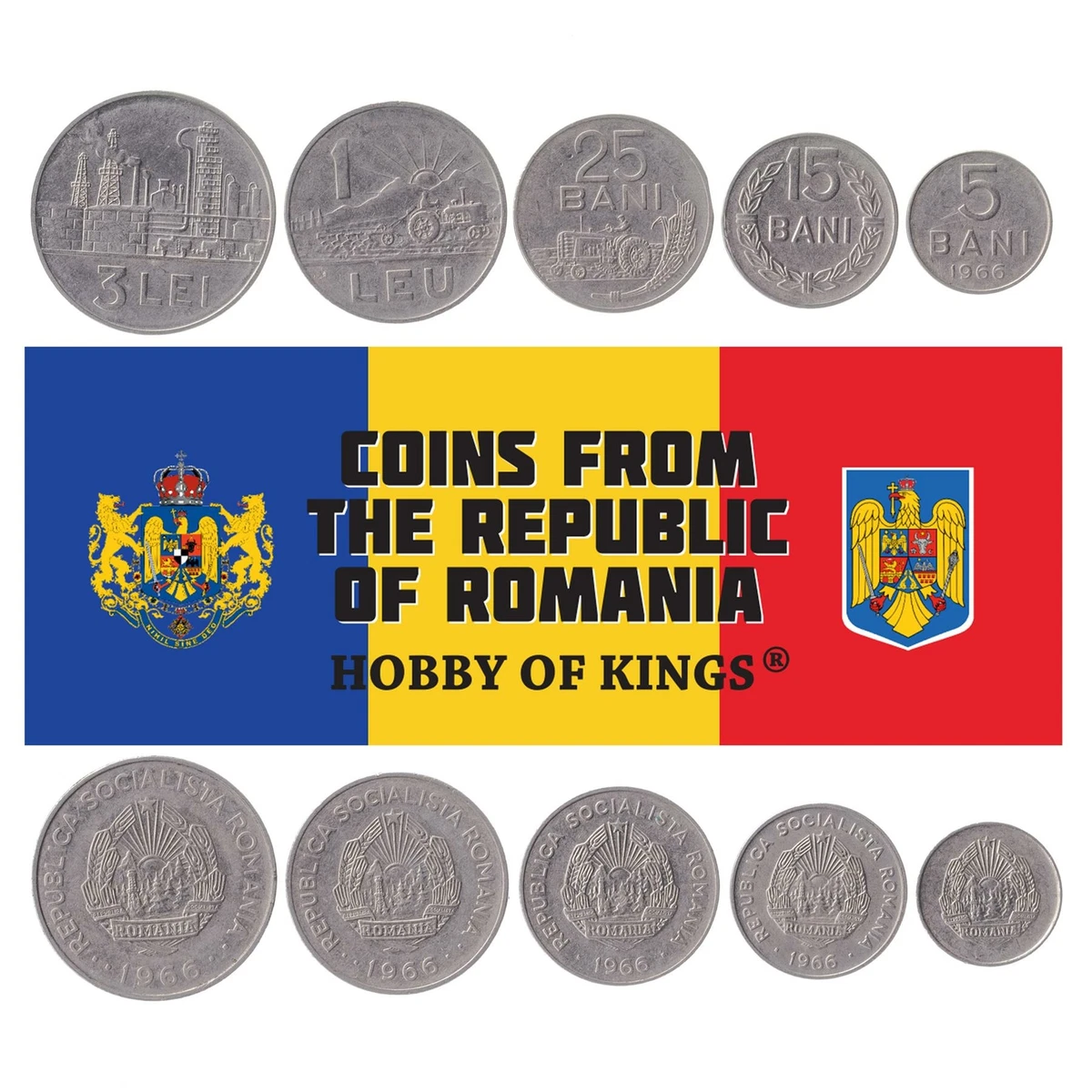 1966 Romanian Coins for sale | eBay