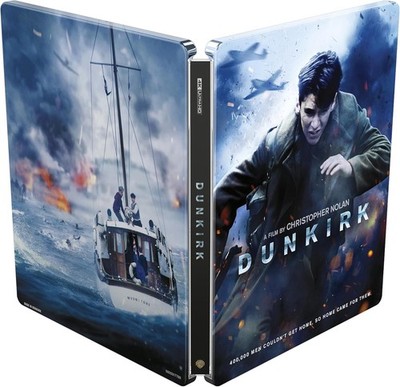 Dunkirk 2017 Limited Steelbook Edition Neuauflage Prägung 4K UHD Blu-ray Deutsch