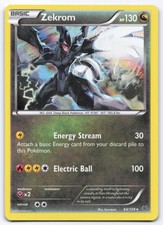 Zekrom 64/108 Roaring Skies Holo Rare Pokemon Card LP