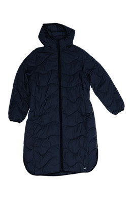 Marks and Spencer Women's Coat Navy Blue Zip Lined New