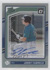 2024 Panini Donruss Optic Rated Prospects Signatures Jonny Farmelo #156 Auto rs2