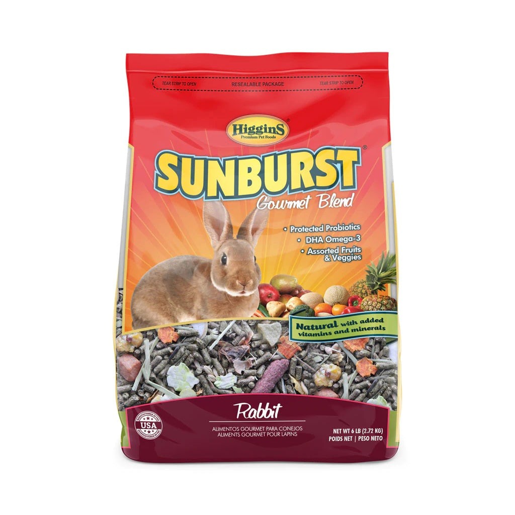 Higgins Sunburst Gourmet Blend Rabbit Select Size:: 6 lb