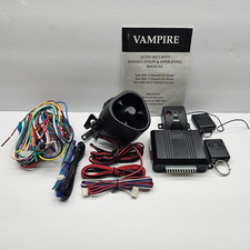 Vampire VAM 2020 3-Channel Car Alarm Vehicle Security System 2 Remotes Open Box