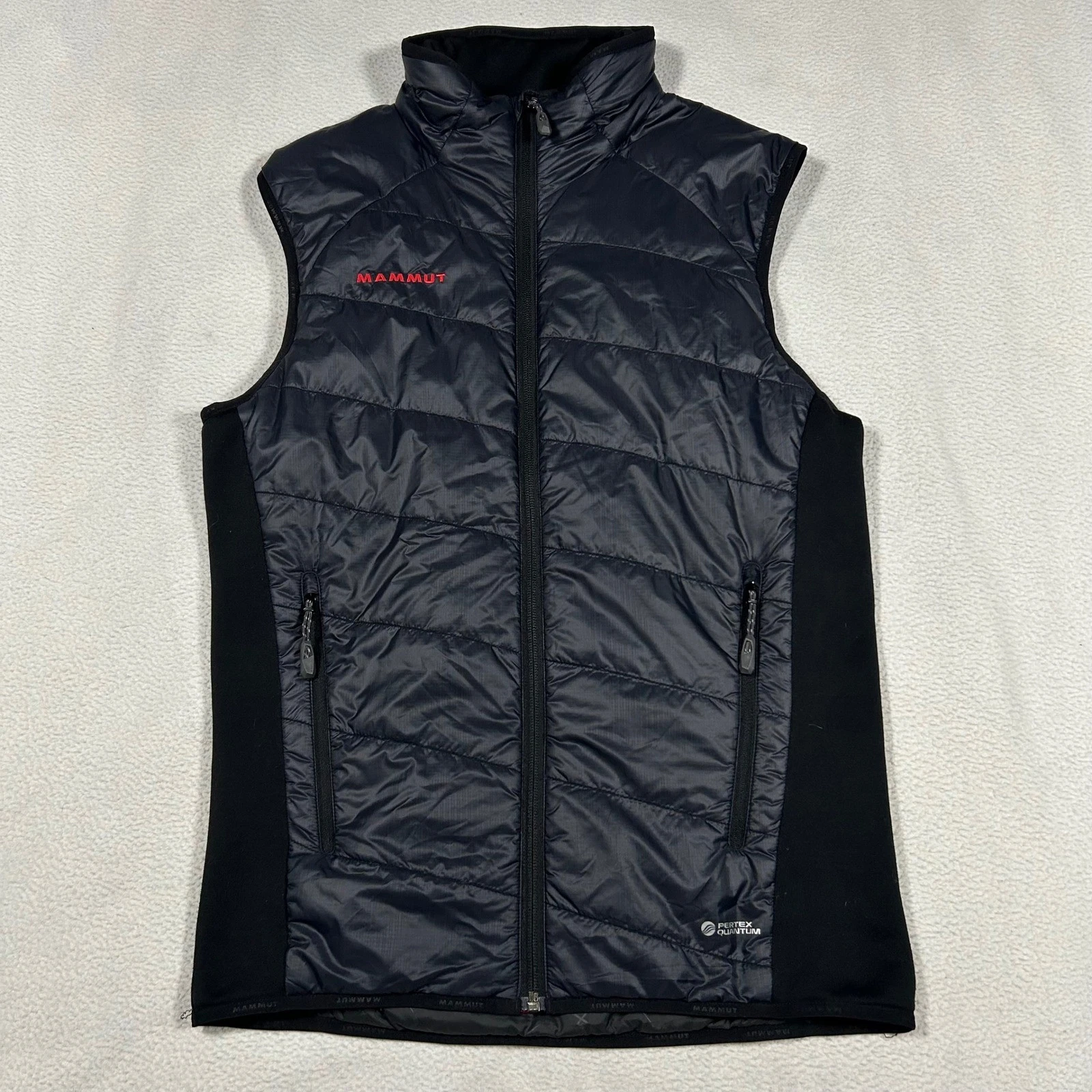 Mammut Insulated Vest Mens Small Black Pertex Quantum OTI Climate Puffer