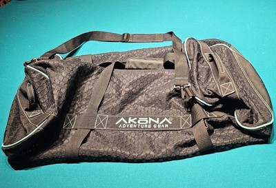 Akona Adventure Gear Scuba Diving Mesh Travel Duffel Bag Black Color Logo 32 