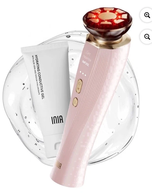 Red Light Therapy Beauty Device for Face and Neck Puffiness & Skin Firming INIA