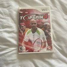 2K Sports Top Spin 4 for Nintendo Wii Tennis video game Rated E My Player Mode
