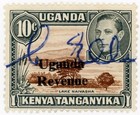 (I.B) KUT Revenue : Uganda Duty 10c (1950)