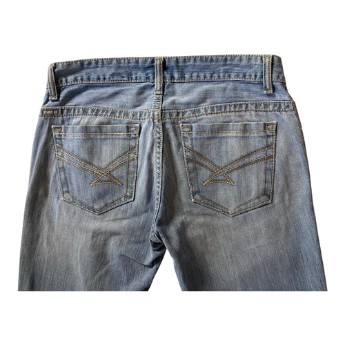 Cinch Ada Sz 28/5 W82cm L78cm Cowgirl Jeans Relaxed Fit Stretch Denim Blue FLAW - Picture 7 of 14