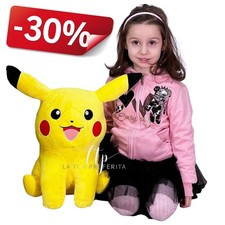 Pikachu Peluche Pokemon 45 cm Originale Ragazzi Bambini Liquidazione Magazzino