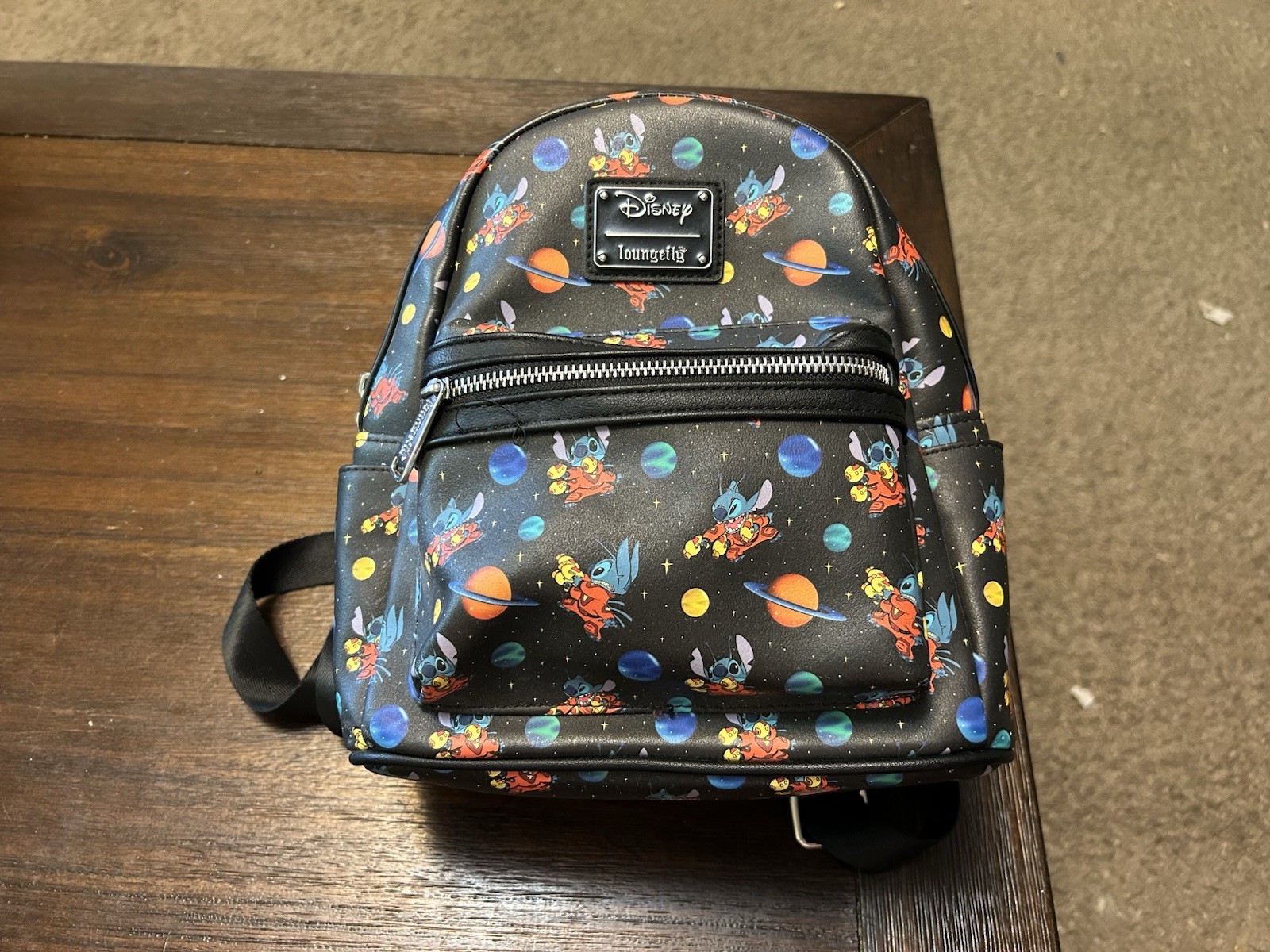 Loungefly Disney Lilo And Stitch In Space Mini Backpack AOP 2023 Exclusive