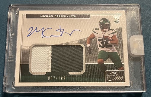 2021 Panini One and One Michael Carter RPA /199