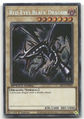 Red-Eyes Black Dragon (Secret Rare) NM Speed Duel: Streets of Battle City YuGiOh