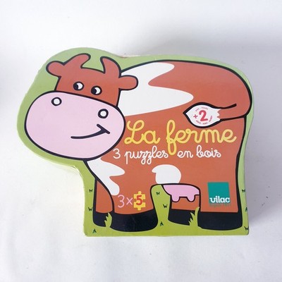 Vilac- Bauernhofpuzzle Puzzle für Kinder 2+