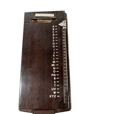 Vintage A. K. Stamping Brown List Finder Model 1 Address Book Used Cards