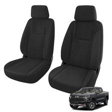 Seat Covers Sets Replace for 2019-2025 Chevy 2019-2025 Front Black