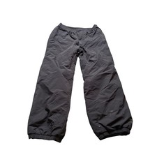 Obermeyer Mens Large Black Insulated Ski Snow Pants Elastic Waist 34x31 Fair