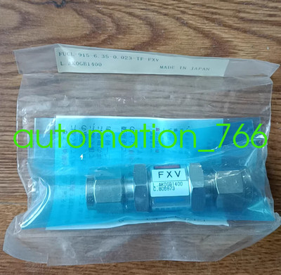 1PCS FUJIKIN  FUCL-915-6.35-0.023-TF-FXV New Check valve shipping Via DHL /Fedex