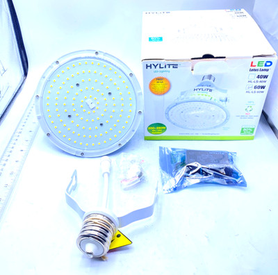 Hylite Lotus Lamp  HL-LS-60W-E39-30K WW LED  3000K 120º  Base E39/E40 New