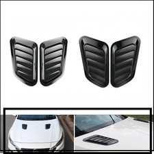Large Universal Carbon Fiber Universal Car Hood Scoop Air Intake Flow Vent Decor Large Universal Carbon Fiber Universal Car Hood Scoop Air Intake Flow Vent Decor